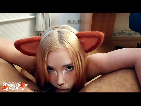 ❤️ Kitsune traga o pau e corre na súa boca ❌ Follar en nós